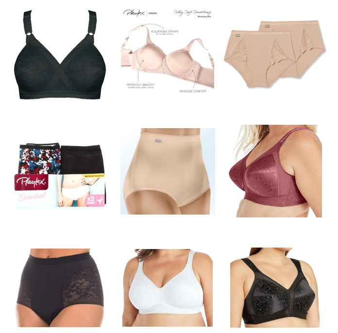 PLAYTEX mix bras & pants, women's tops, lingeries plus size PLAYTEX mix bras & pants, women's tops, lingeries plus size
